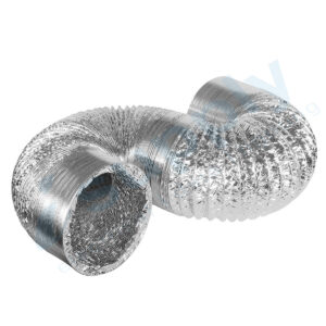 6'' / 150mm Flexible Ducting 6M Dual Aluminum Ventilation Foil Silver Fan Duct