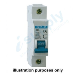 6 x 25A Circuit Breaker 1 Pole 6kA MCB