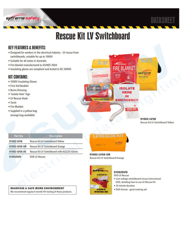 CABAC LV SWITCHBOARD RESCUE KIT 01002-LVSK