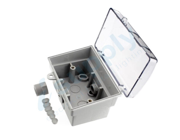 DEXTON TV Antenna Outlet Socket + Weatherproof Box Lock Clear Lid - Image 5