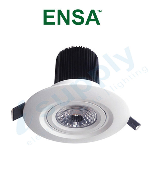 ENSA 12W Commercial Adjustable LED Dimmable Downlight (6000K) LDL-BC12-AC