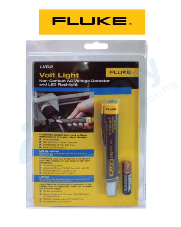 Fluke LVD2 Non-Contact Voltage Tester FLULVD2 - Image 3