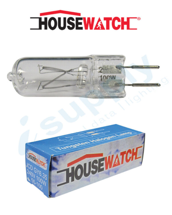 HOUSEWATCH TUNGSTEN HALOGEN LAMP BI-PIN 75W, 900 LM, 2700K 55-175