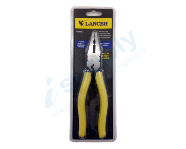 Lancer Pliers – LAN880 – 210mm Electricians Pliers – High Quality Marvel Quality - Image 5