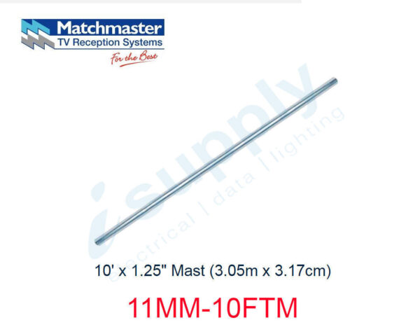 MATCHMASTER MAST 10' X 1.25" : 11MM-10FTM - Image 2