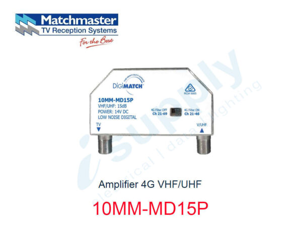 MATCHMASTER Amplifier 4G VHF/UHF – 10MM-MD15P