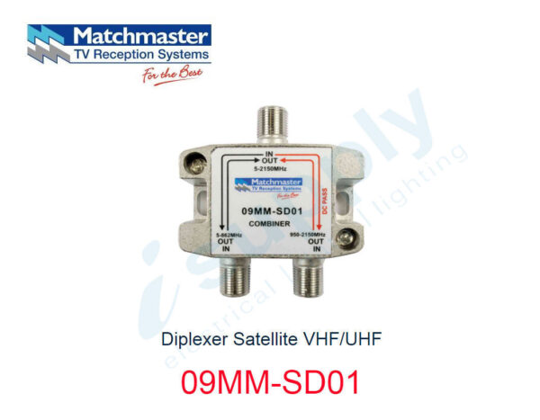 MATCHMASTER Diplexer Satellite VHF/UHF – 09MM-SD01