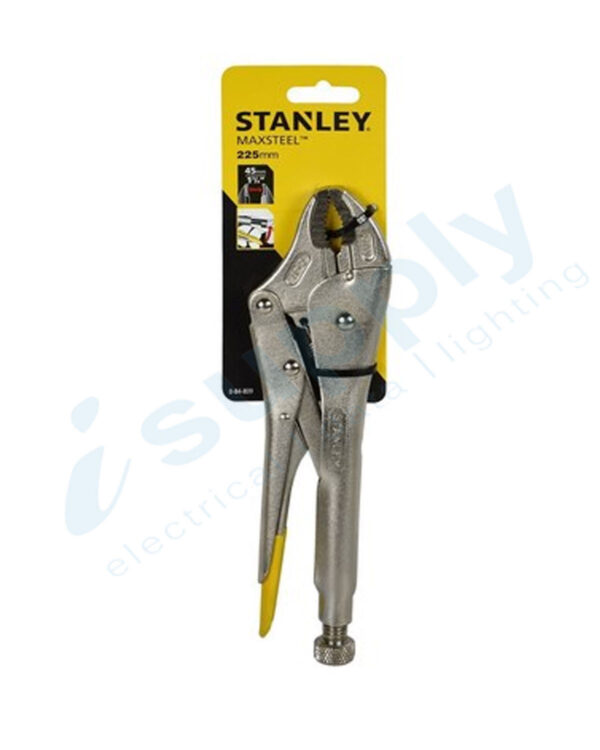 Stanley Curved Jaw Locking Pliers Vice Grips 250mm 84-369 - Image 4