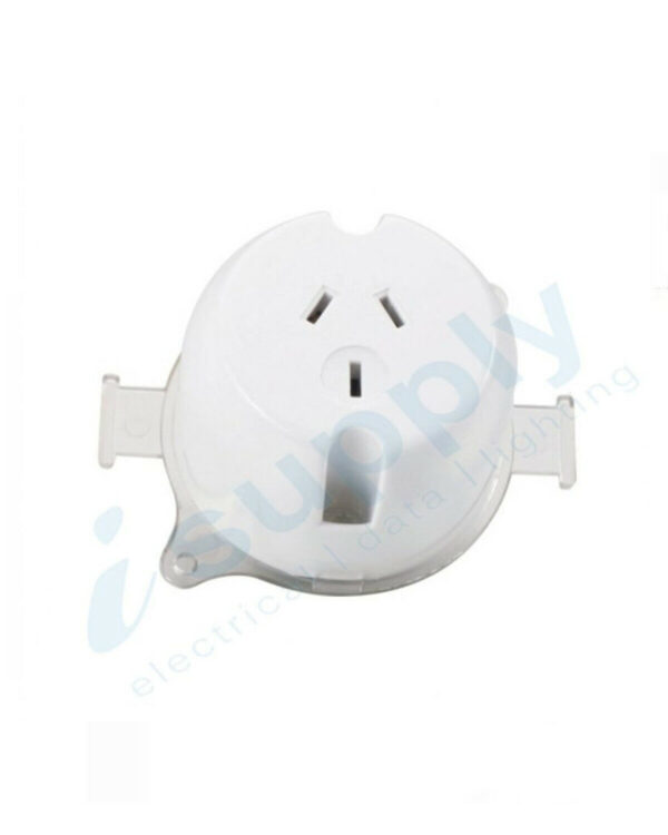 Surface Socket Outlet Plug Base 250VAC 10 Amp for LED Downlight - 3 Pin - Image 3