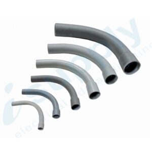 40mm Grey Sweep Bend 90°