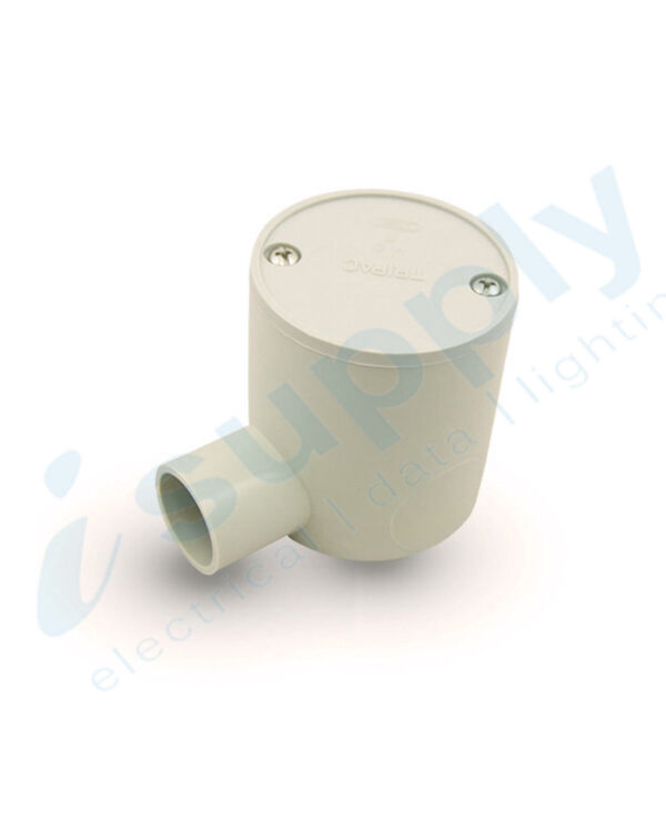 10 x 20mm 1 Way Deep Junction Box Round Conduit