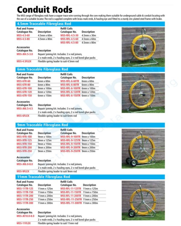 Cabac 6MM X 120 MTR TRACE ROAD AND FRAME MSS-6TR-120 - Image 4