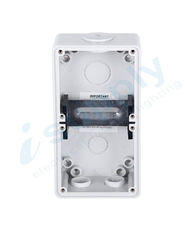 Circuit Breaker 20A 2 Pole MCB DC 500V (Non polarised) Waterproof Enclosure - Image 4