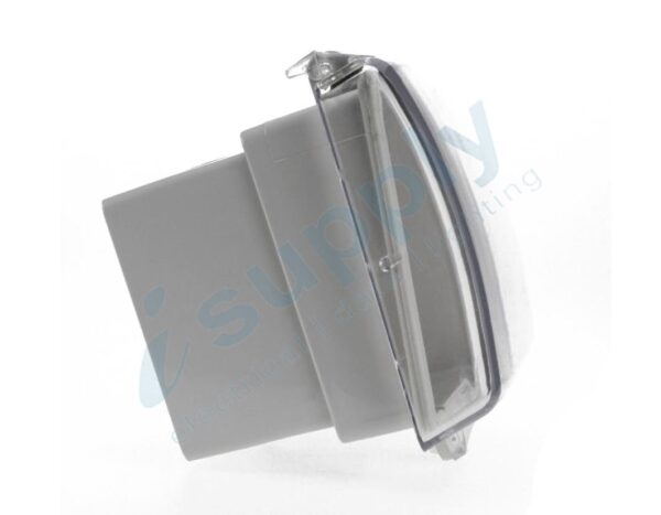 DEXTON Double Power Point Extra Switch + Weatherproof Box Lock Clear Lid - Image 7