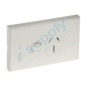 DEXTON  Single Power Point Socket Outlet GPO Powerpoint 15A DXWGPO1/15