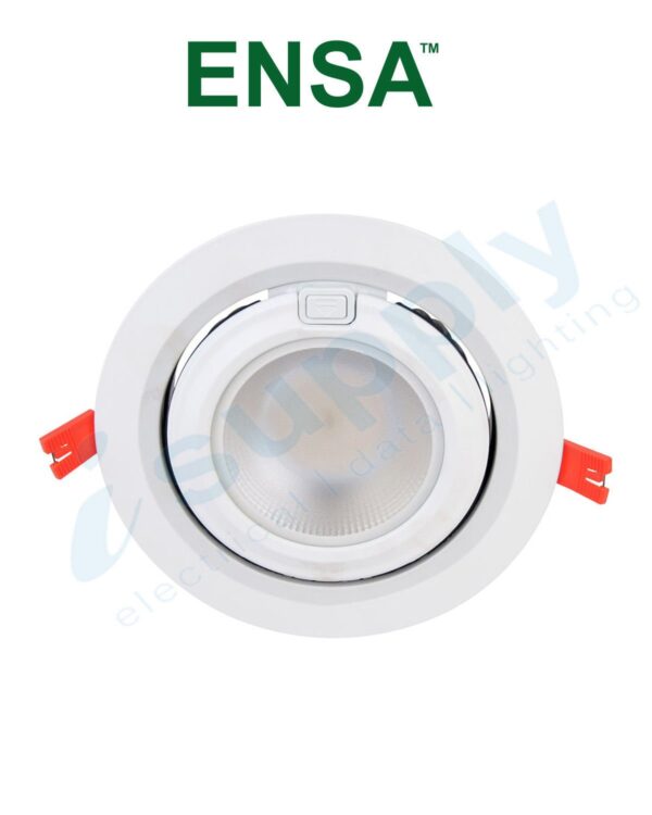 ENSA 60W Premium Adjustable LED Downlight (5500K) LEDDL60W5KR - Image 2