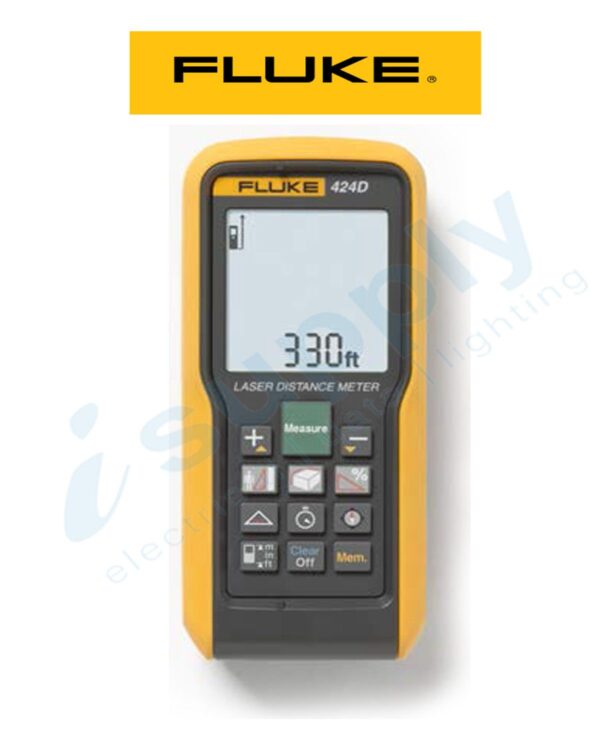 Fluke LASER DISTANCE METER, 100m MAX 4 LINE DISPLAY, IP54 FLU424D