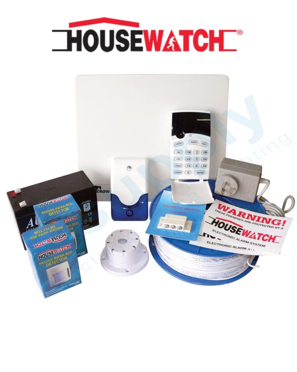 HOUSEWATCH CROW 8 ZONE STANDARD ALARM KIT WITH DIALLER 20-122