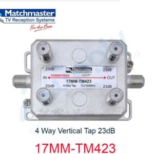MATCHMASTER 4 Way Vertical Tap 23dB  17MM-TM423