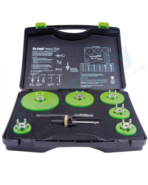 RELOAD HOLESAW SET 14PC QUICK CHANGE PLUMBER/6SAWS/6BOSSES/HD ARBOR RLP6HD