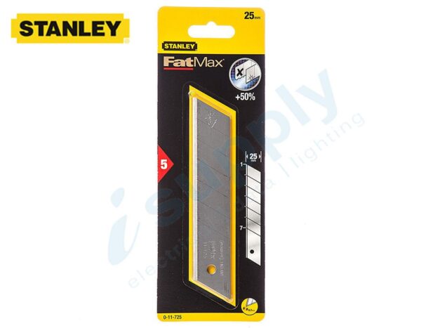 Stanley 5 pk 25mm FATMAX Snap-Off Blades 11-725