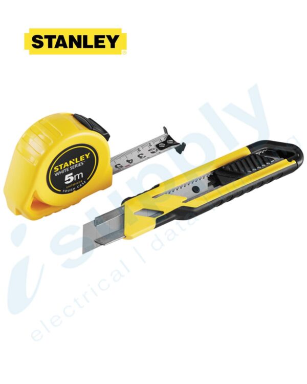 Stanley Stanley 5m Tape Measure 18mm Snap Off Blade Knife ComboPack STHT74253-8 - Image 4