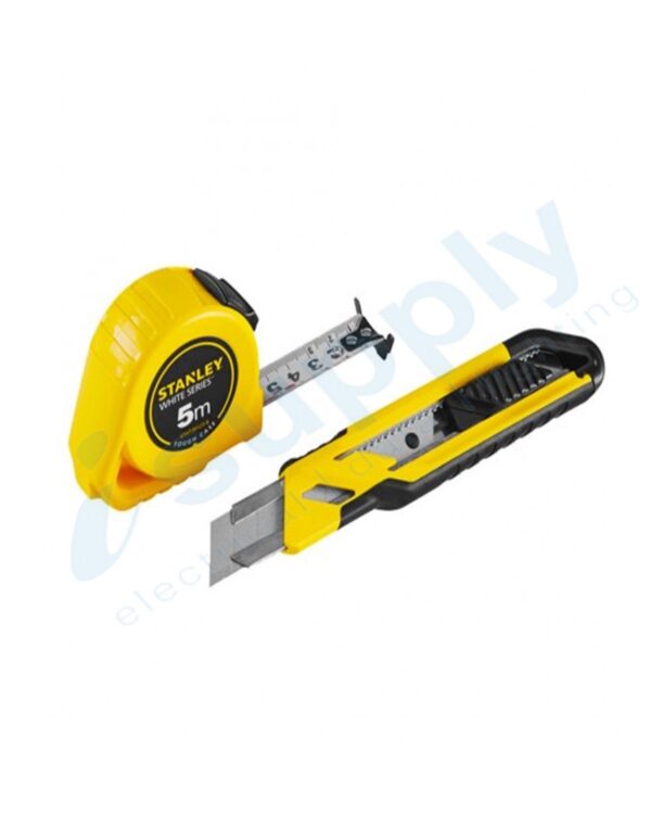 Stanley Stanley 5m Tape Measure 18mm Snap Off Blade Knife ComboPack STHT74253-8