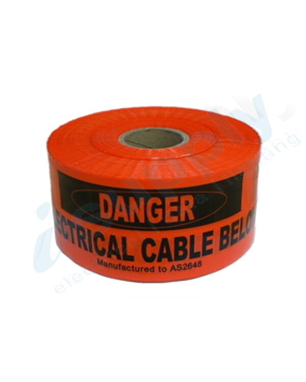 UNDERGROUND WARNING TAPE – SAFETY – ORANGE 250 metres U010015 - Image 3