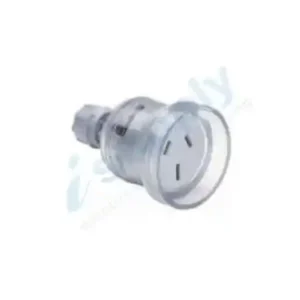 10 x 15A 3 Pin FEMALE Extension Lead Plug Transparent 250V Volt 15 Amp