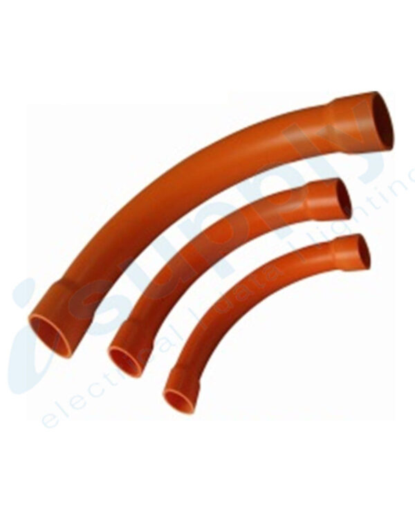 20mm Heavy Duty Orange Sweep Bend 90°
