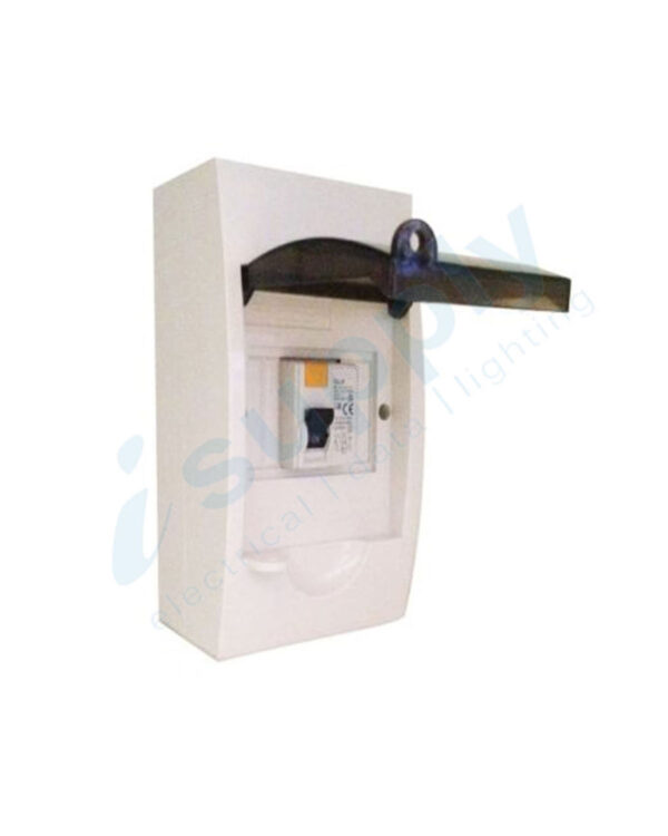 COMPLETE 40 Amp RCD in a 4 Pole Way Switchboard Din Rail Surface Mount Consumer Unit