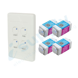 Cabac S-Click 4 in 1 Bathroom Timer Kit HNS444BK