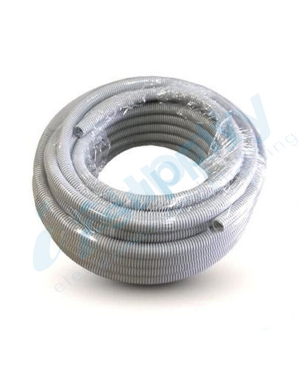 Corrugated Conduit 25mm x 50mtr Roll Grey Medium Duty - Image 4