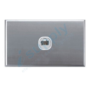 DEXTON HDMI Outlet Point Socket Slim Stainless Steel Cover  DXWS/HDMI/SC