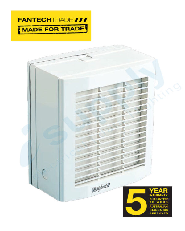 FANTECHTRADE Stylvent Fan wall or window 150mm 1phase single speed FANHV-150AE
