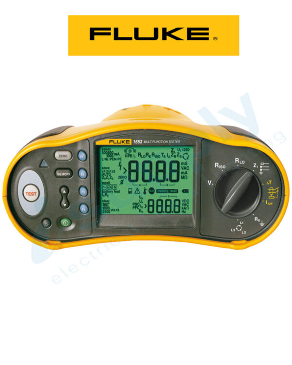 Fluke ELECTRICAL INSTALLATION TESTER W/AUTOTEST & INTERFACE FLU1653B - Image 3