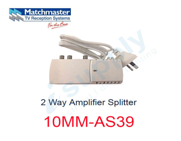 MATCHMASTER 2 Way Amplifier Splitter 10MM-AS39