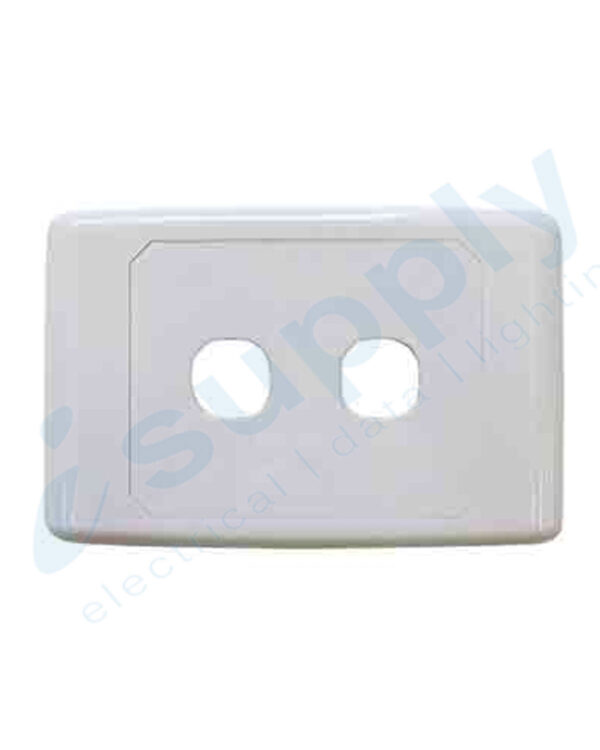 MATCHMASTER 2 Way Outlet Plate Including 1 Blank Insert 05MM-WP52