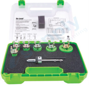 RELOAD HOLESAW SET 13PC QUICK CHANGE ELECTRICN, 6 SAWS/BOSSES+ARBOR RLE6