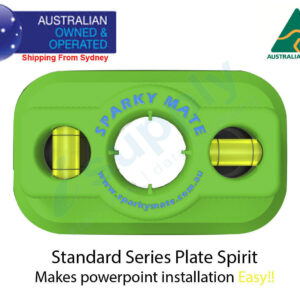 Sparky Mate Standard Series Plate Spirit Level Stencil Jig Green