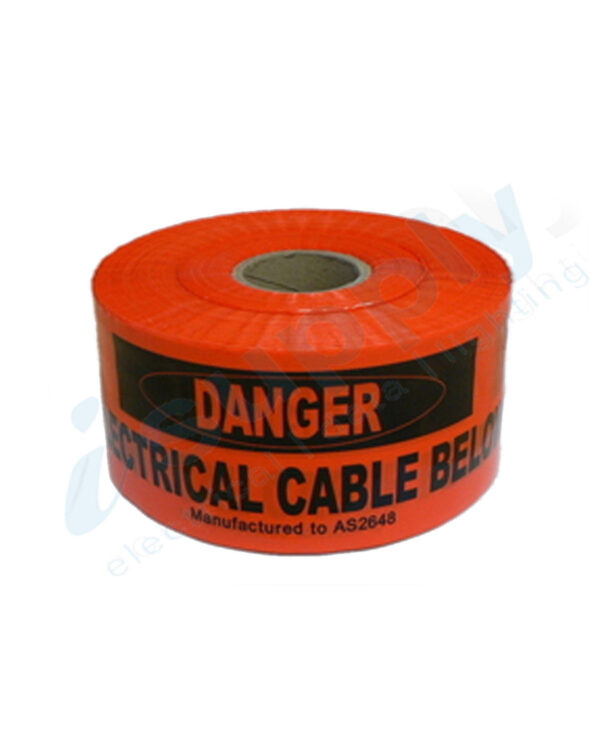 UNDERGROUND WARNING TAPE – SAFETY – ORANGE 150 metres - Image 3