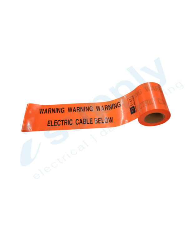 UNDERGROUND WARNING TAPE – SAFETY – ORANGE 150 metres - Image 4