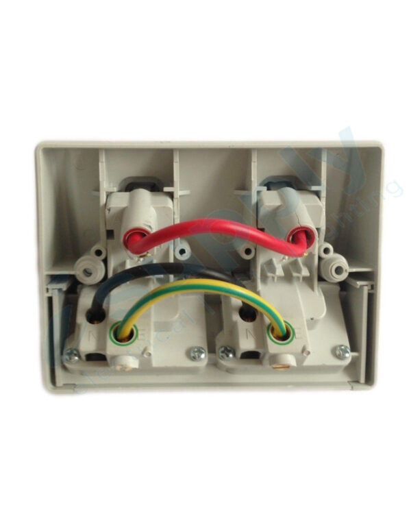 NLS Weatherproof Double Power Point 15 AMP Outlet Socket - Image 4