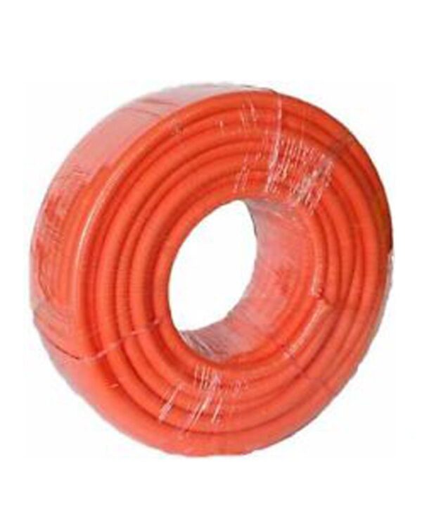 Corrugated Conduit 25mm x 20mtr Roll Orange Heavy Duty - Image 4