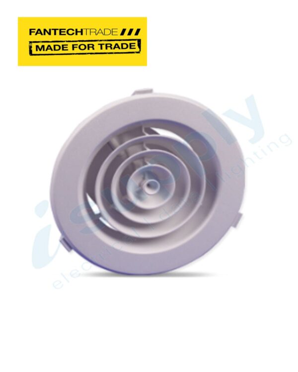 FANTECHTRADE 200mm DJG plaster mount ceiling grille FANDJG200PK