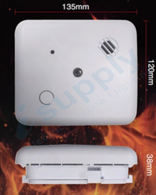GUARDIAN SMOKE ALARM PHOTOELECTRIC 240V C/W RECHARGEABLE BATTERY SDS