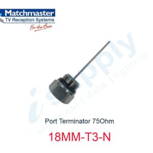 MATCHMASTER 1 x Port Terminator 75Ohm  18MM-T3-N