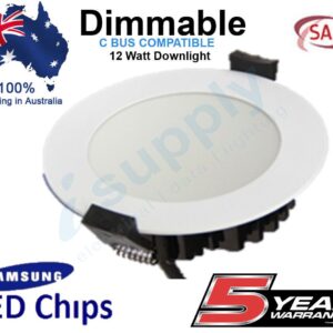 NLS 12WATT SAMSUNG LED DOWN LIGHT KIT DIMMABLE COOL 6000K