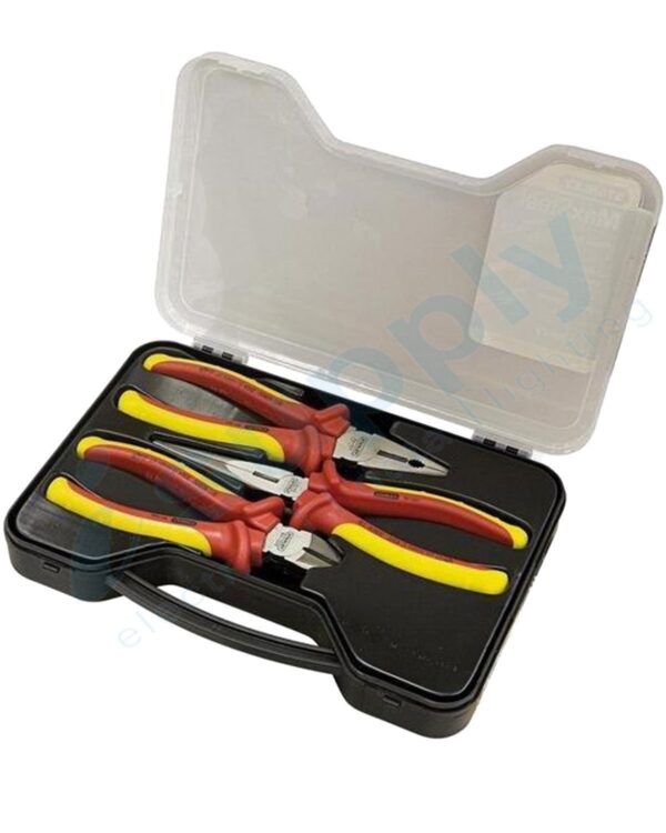 STANLEY MAXSTEEL 3 PIECE INSULATED 1000V PLIER SET 84-011-S