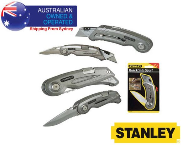 Stanley 10-813 QUICKSLIDE SPORTS KNIFE Utility Knife and Blade
